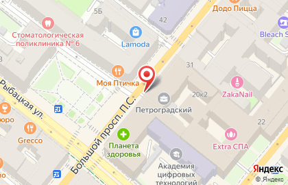 Страховая компания Группа Ренессанс Страхование в Петроградском районе на карте