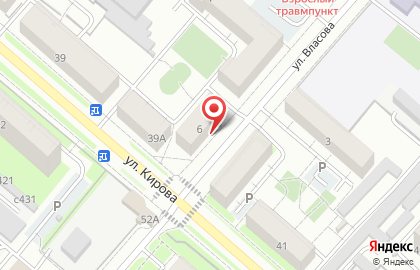 Продовольственный магазин Маркет на улице Власова на карте