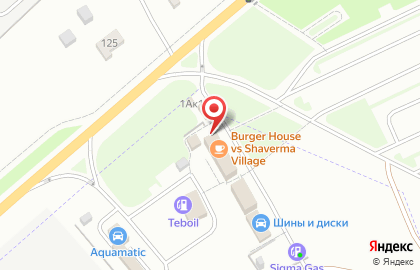 Ресторан быстрого питания Burger House VS Shaverma Village на карте