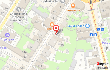 Магазин женской одежды на ул. Пирогова, 9 на карте