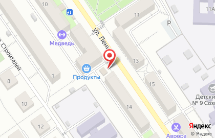 Кафе Пират Пицца на улице Ленина на карте