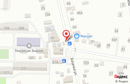 Магазин Деревенская курочка в Северском районе на карте