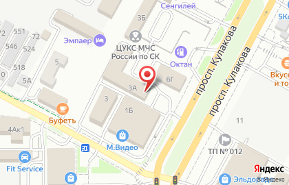 Экипировочный центр БлокПОСТ в Ставрополе на карте