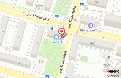 ОАО Банкомат, МДМ Банк на улице Горького на карте