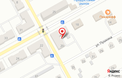 Фирменный кондитерский магазин Домино в Краснобродском на карте