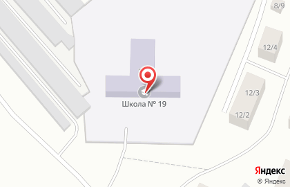 Средняя общеобразовательная школа №19 в Якутске на карте