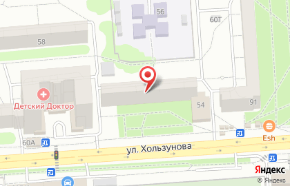Достойная мебель на улице Хользунова на карте