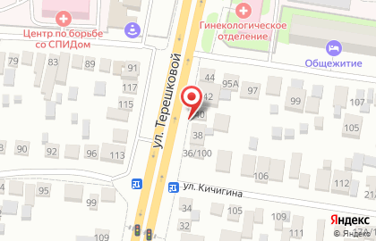 Магазин Хмельная бочка в Центральном районе на карте