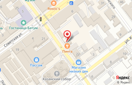 Салон-ателье Алиса на 1-ой Железнодорожной улице на карте