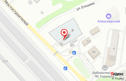 Автостоянка в Кургане на карте