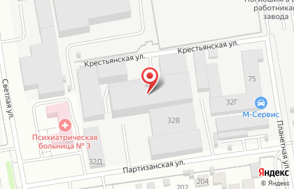 Крепость, ООО на Планетной улице на карте