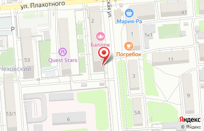 Фирменный продуктовый магазин Ирмень на Петропавловской улице на карте