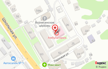 Врачебная амбулатория, д. Афонино на карте
