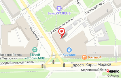Компания РосОценка в Петрозаводске на карте
