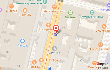 Ресторан & бар Бегемот is back на Садовой улице, 12 на карте