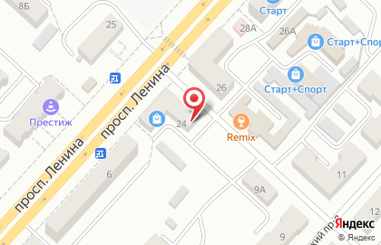 Клиника Айболит+ на проспекте Ленина на карте