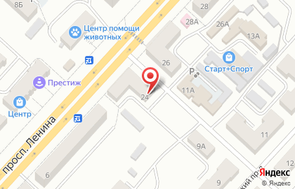 Клиника Айболит+ на проспекте Ленина на карте