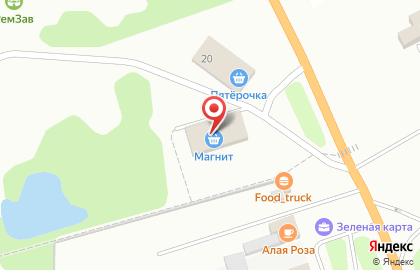 Супермаркет Магнит на улице Механизаторов на карте
