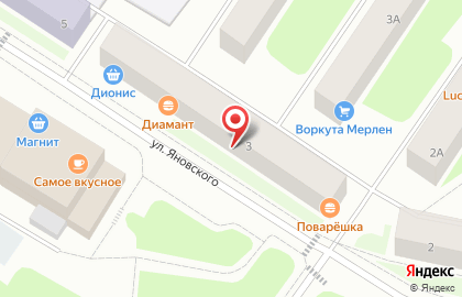 Продуктовый магазин Диамант на карте