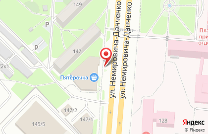 Банкомат Райффайзенбанк, АО на улице Немировича-Данченко на карте