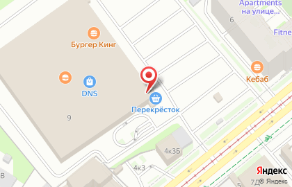 Ресторан быстрого питания Бургер Кинг на площади Мужества на карте