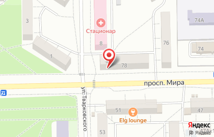 Магазин Красное & Белое на проспекте Мира, 78 на карте