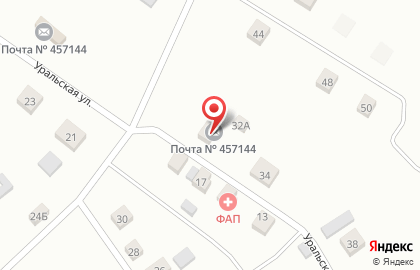 Почта России, АО в Челябинске на карте