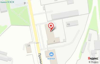 Шинный центр Vianor на Промышленной улице на карте