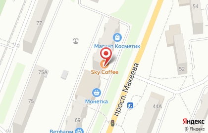 Производственно-торговая компания Бюрократ на проспекте Макеева на карте