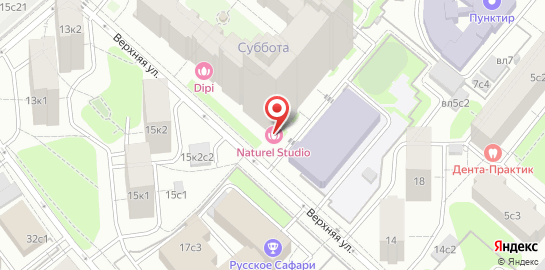 Салон красоты Naturel Studio на Верхней улице на карте