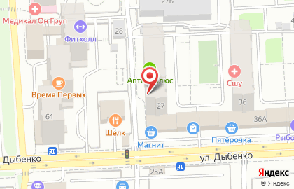 Медицинский центр Орхидея в Советском районе на карте