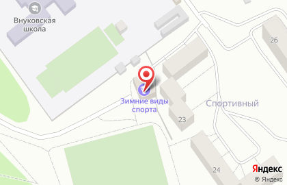 Центр зимних видов спорта на карте