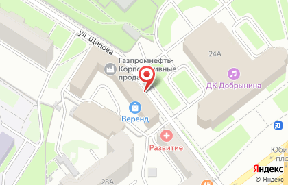 ОАО Газпромнефть-Ярославль на улице Щапова на карте