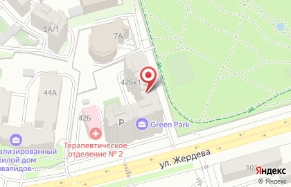 Автошкола Сибирь на улице Жердева на карте