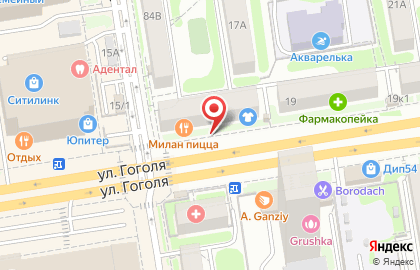 Март на улице Гоголя на карте