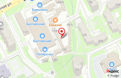 Служба экспресс-доставки Сдэк на Балтийской улице на карте