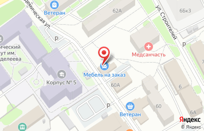 Производственная компания в Тобольске на карте