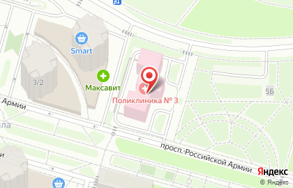 Центр компьютерной томографии на карте