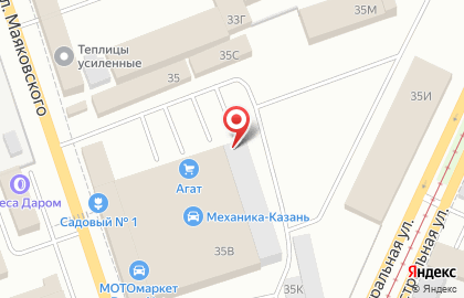Оптовый центр закупок Агат на улице Маяковского на карте
