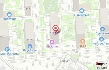 Барбершоп Zeppelin Barbershop Moscow на карте