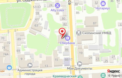 СберБанк в Рязани на карте