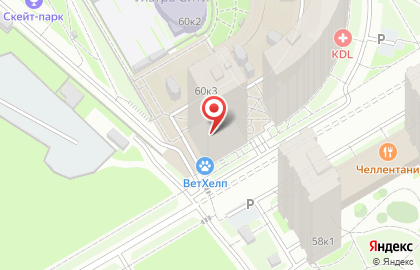 Ветеринарный многопрофильный центр ВетХелп на карте