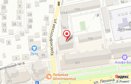 Торгово-сервисная компания ТехноГРАД на Краснофлотской улице на карте