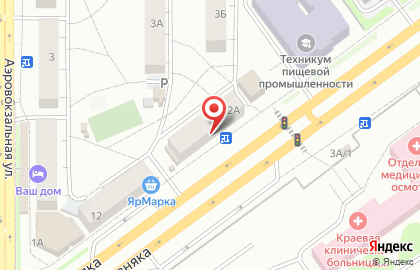 Аптека Губернские аптеки на улице Партизана Железняка на карте