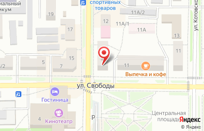 Микрокредитная компания Центрофинанс на Октябрьской улице на карте