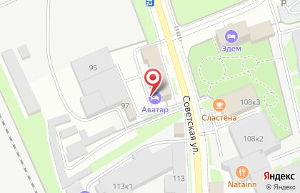 Центр социального обслуживания г. Пскова на Советской улице на карте
