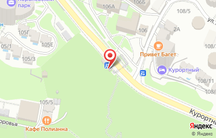 Кафе Заря на Курортном проспекте на карте