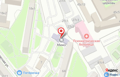 Институт психотерапии и клинической психологии в Москве на карте