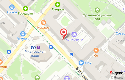 Полиграфический центр Копирка на Большой Зелениной улице на карте