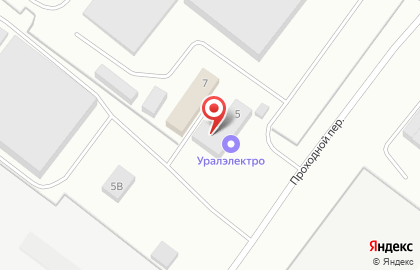 ООО Уралсвет в Проходном переулке на карте